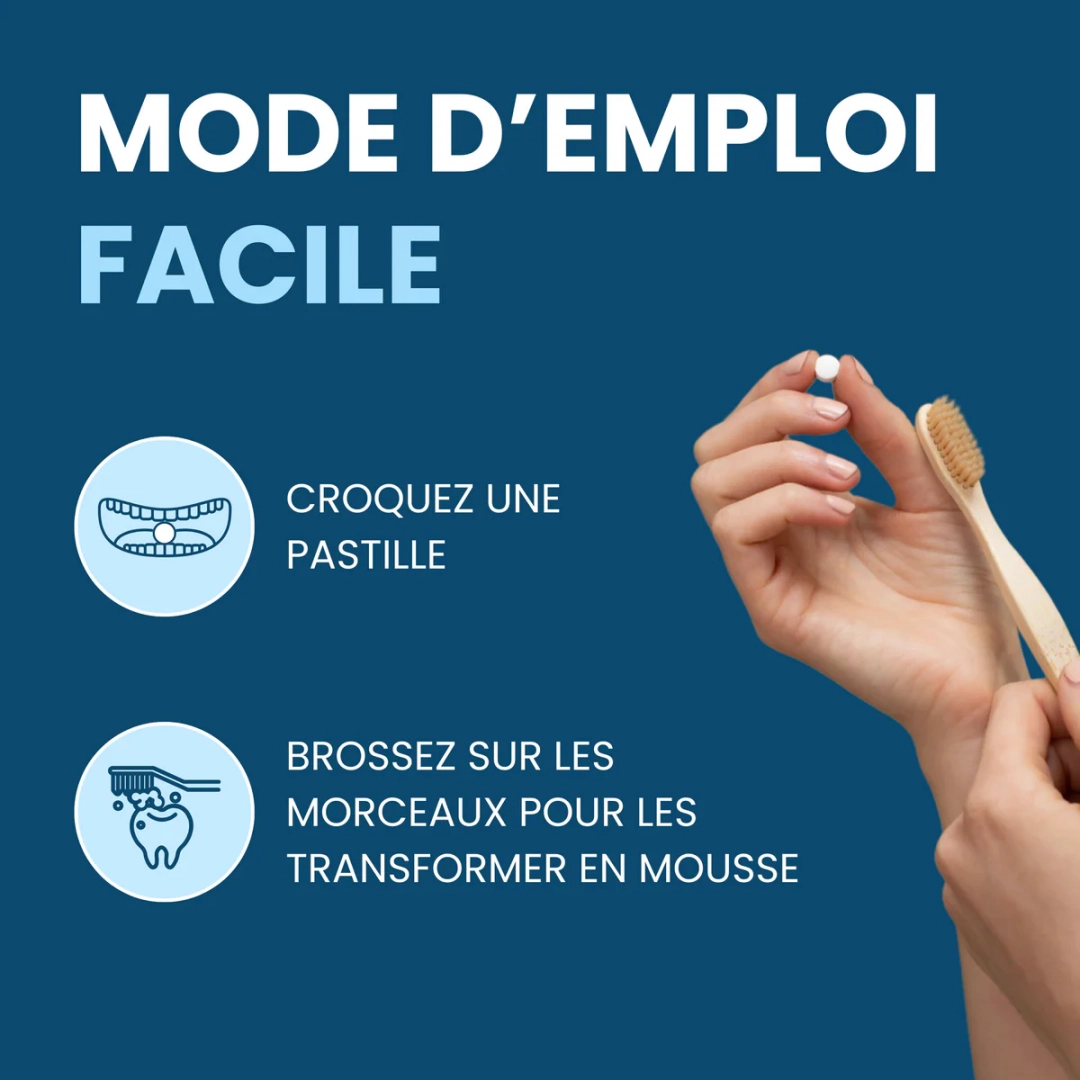 Dentifrice en pastille