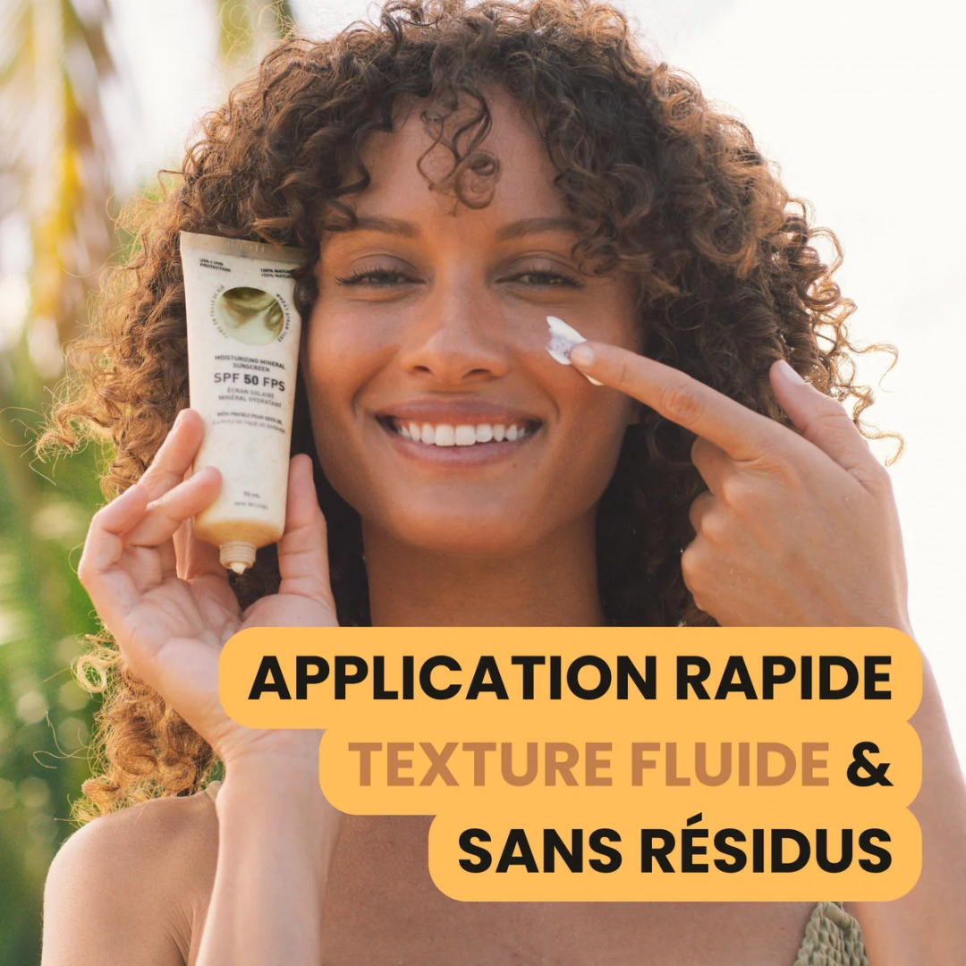 Écran solaire minéral hydratant 100% naturel